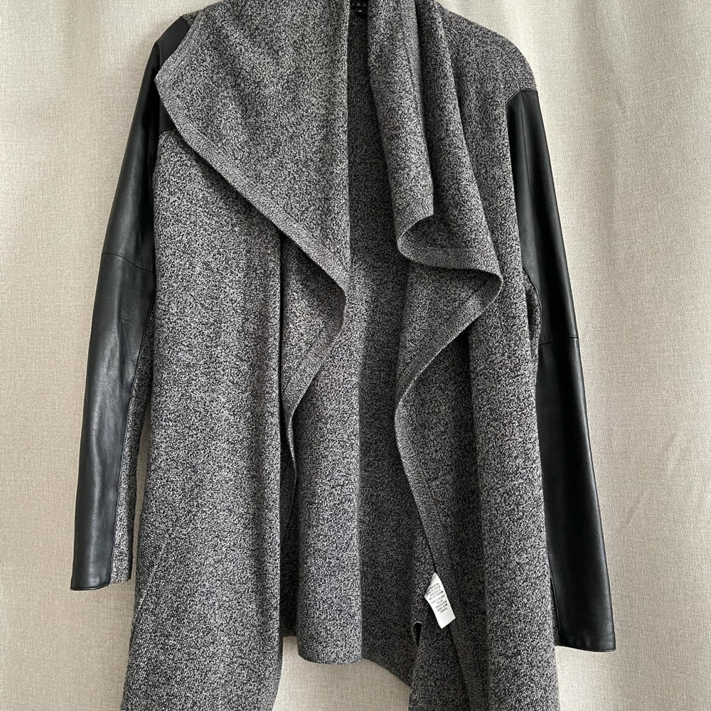 Theory Draped Collar Cardigan